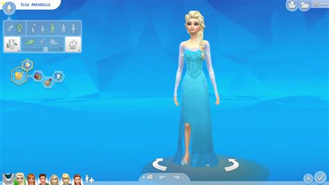 The Sims 4 Elsa From Frozen By Frozenfan1234 Симс