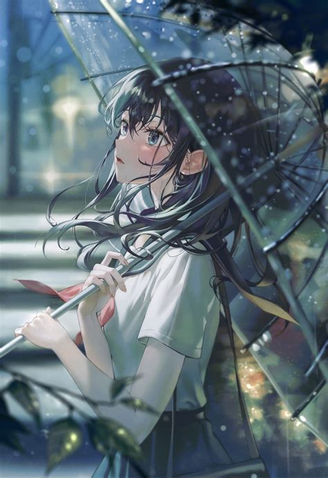 Schoolgirl Tokkyu Artista Anime Anime Girls Umbrella School