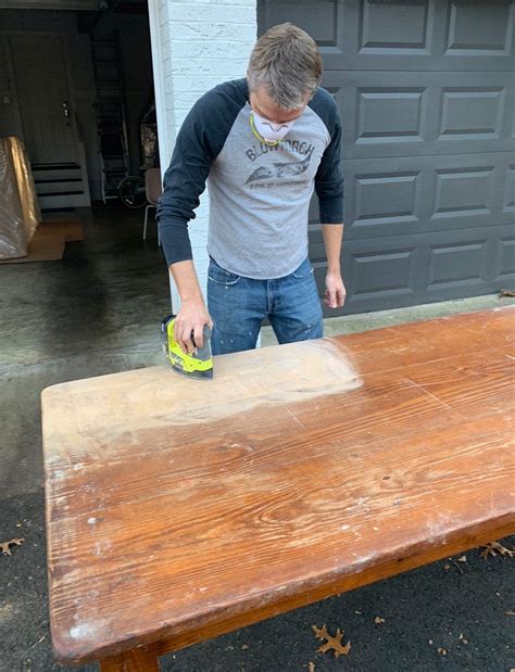 The Miracle Of Refinishing An Old Dining Table Refinishing Furniture