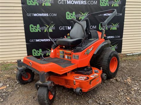 60in Kubota Zg327 Commercial Zero Turn Mower W595 Hours 106 A Month