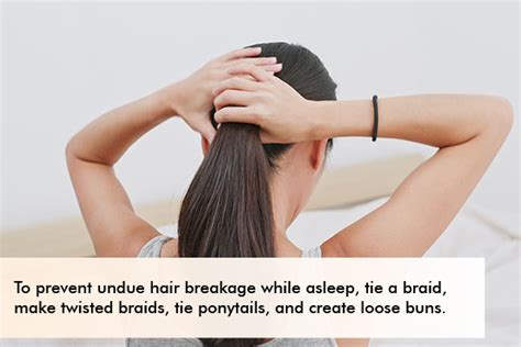 How To Tie Your Hair While Sleeping At Night Little Extra
