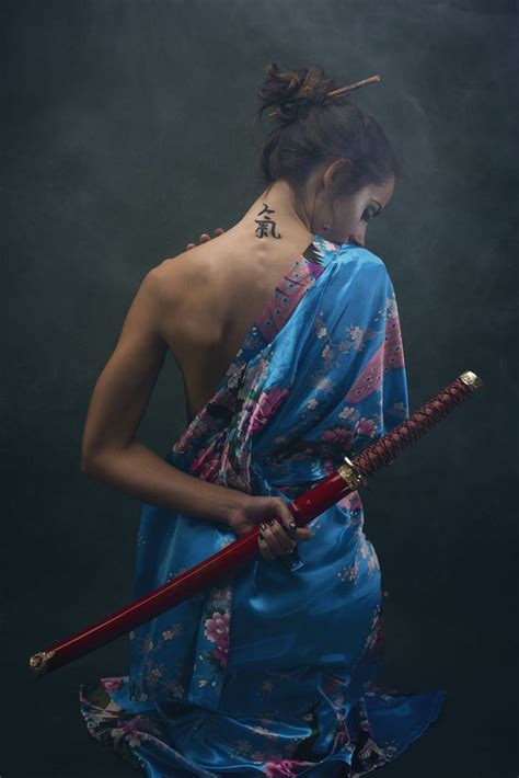 Geisha Katana By Albertocama Px Female Samurai Samurai Photography Warrior Woman