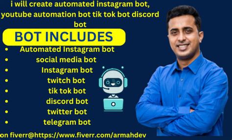 Create Automated Instagram Bot Youtube Automation Bot Tik Tok Bot