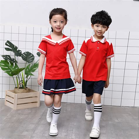 Kindergarten Uniform Summer Wear Short Sleeved Suit Childrens Class