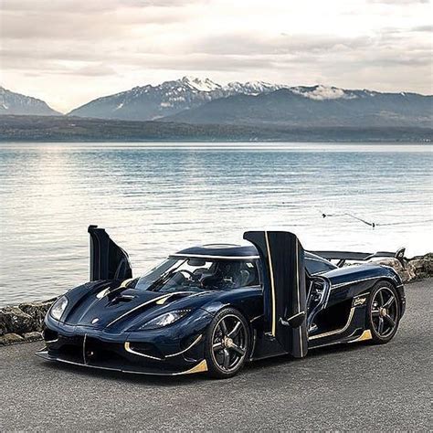 Blue Carbon And 24k Gold Leaf Accents 💙🍁 Koenigsegg Agera Rs Naraya