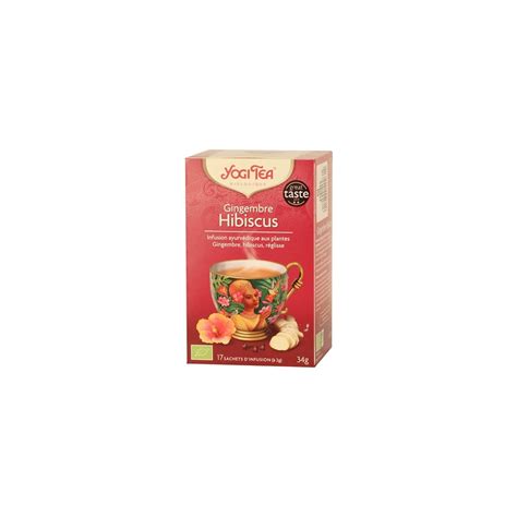 Yogi Tea Ginger Hibiscus 17pcs Pharmacy Products From