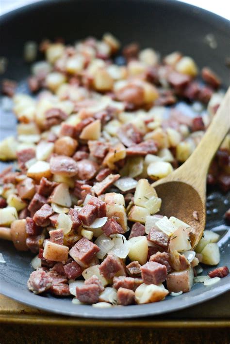 If your corned beef is bland, by all means, salt your corned beef hash at your discretion, and definitely salt the water for boiling the potatoes. Easy Homemade Corned Beef Hash - Simply Scratch