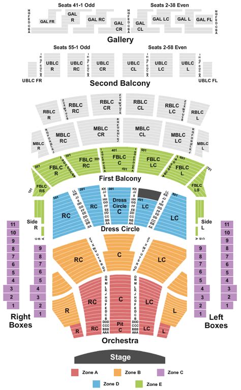 Auditorium Theatre Chicago Seating Chart