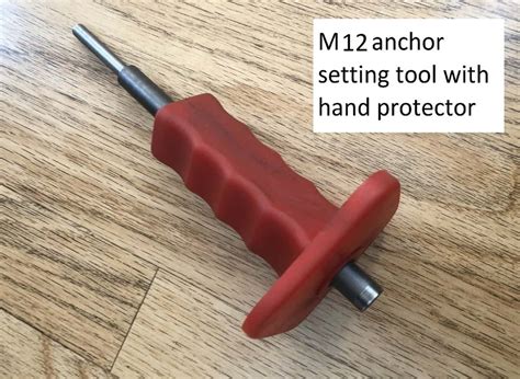 Anchor Setting Tool Hand Punches With Full Hand Protection For Anchors
