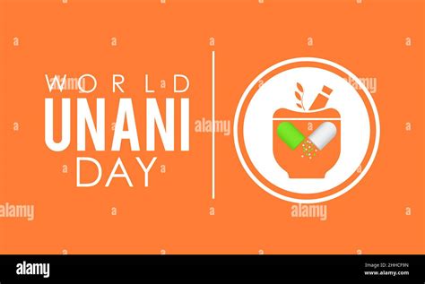 World Unani Day Herbal Concept Vector Template For Banner Card