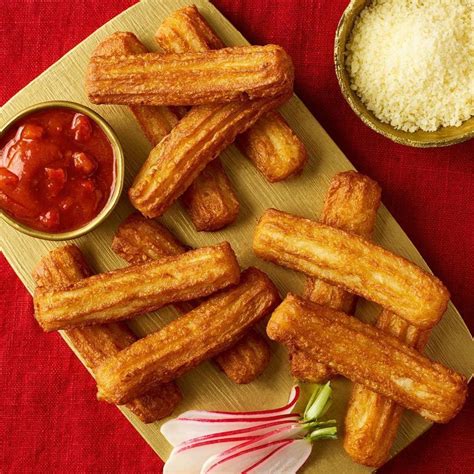 Morrisons Is Selling Cheese Churros With A Red Pepper And Tomato Dip