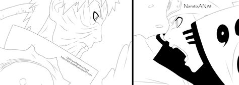 Obito And Naruto Lineart By Narutoan98 On Deviantart