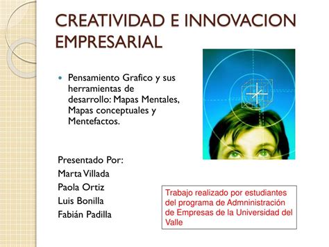 Ppt Creatividad E Innovacion Empresarial Powerpoint Presentation