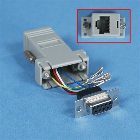 Modular Adapter Db9 Female To Rj45