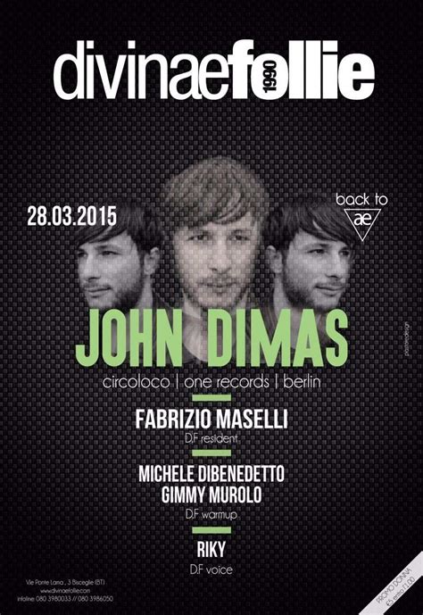 Sat Back To Presents John Dimas Circoloco Fabric Watergate Berlin At Divinae