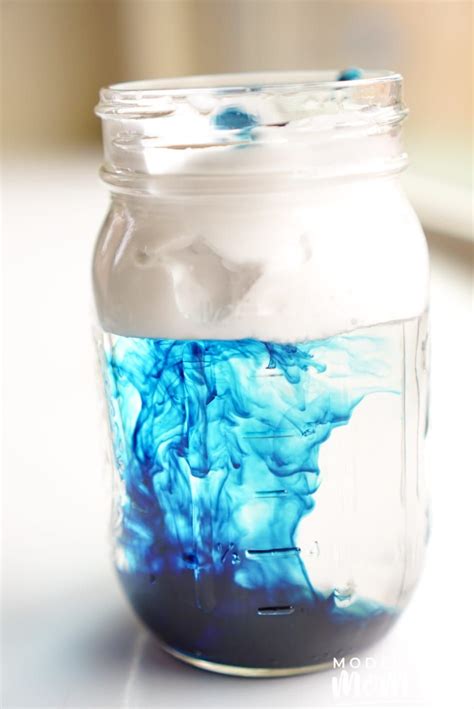 Rain Cloud In A Jar Science Experiment For Kids Cloud In A Jar