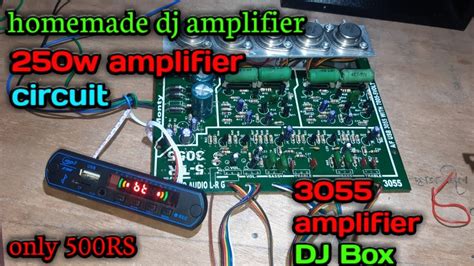 How To Make 3055 Transistor Amplifier3055 Transistor Amplifier Full Wiringhomemade Dj