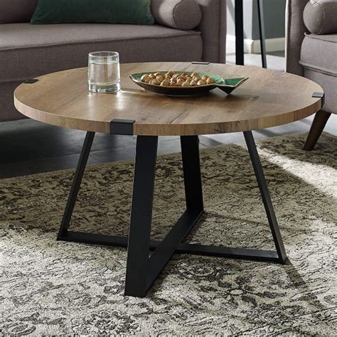 Round Wood Coffee Table No Legs Coffee Table Design Ideas