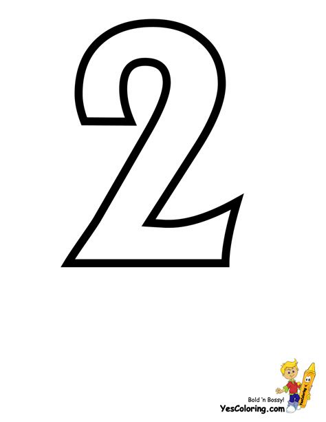 Number 2 Images Printable