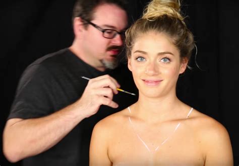 Woman Wears Body Paint Instead Of Clothes For A Day And No