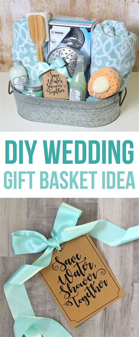 No matter your selection, this list of gift ideas for the wedding will uniquely show your love through effort, thought and artistic inspiration. Shower Themed DIY Wedding Gift Basket Idea - The Craft ...