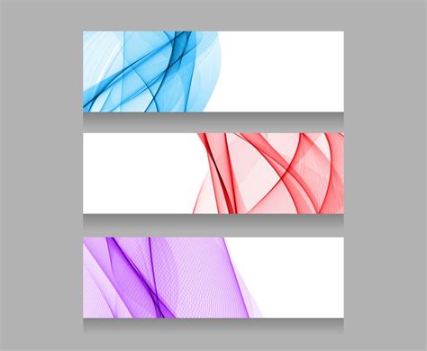 Free Vector Colorful Wave Headers Vector Art And Graphics