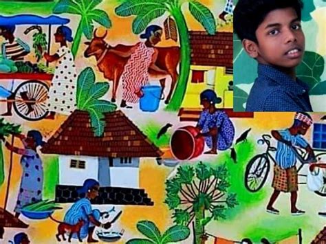 Kerala Govts Gender Budget Cover Painted By Class 9 Student