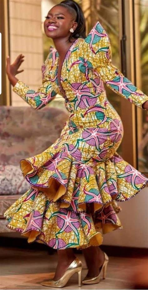 African Print Fashion African Fashion Dresses Fashion Prints African