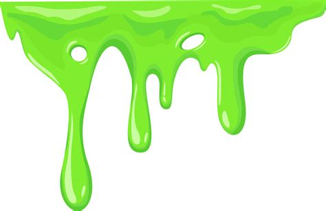 Slime Splashes Realistic Green Slime Graphic Concept For Your Design