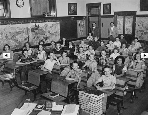 1950s School Room Vintage School Classroom Pictures Photo Exhibit
