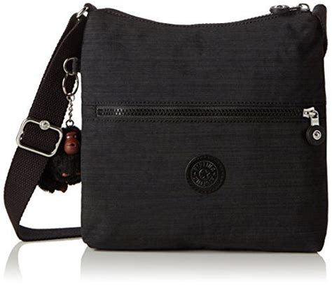 Kipling Womens Zamor Cross-Body Bag, Black (REFH53 Dazz Black), 25.5x24 ...