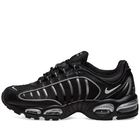 Nike Air Max Tailwind 4 Black White And Metallic Silver End Ie