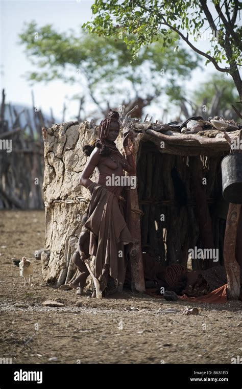 Himba Girl Kaokoland Namibia Stock Photo Alamy