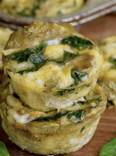 Spinach Parmesan Quiche Bites Pb On Life