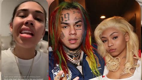 6ix9ine Baby Mama Almost Fought Cuban Doll Goes Off After Cuban Sneak