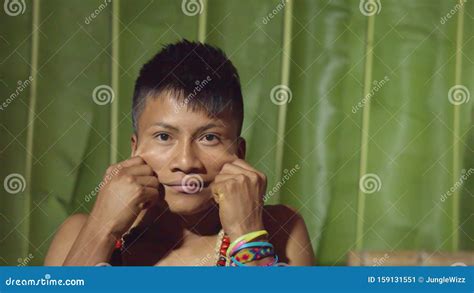 Young Boy Pinching Both Cheeks Stock Video Video Of Amazon Disorder