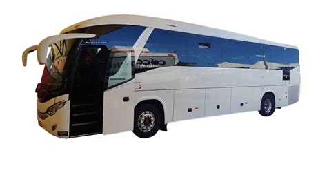 White Tourist Bus Png All