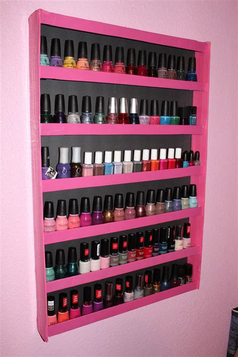 These diy nail polish rack ideas will keep you organized and will keep your finger nails fly. Tuesday Night Activity - DIY Nail Polish Rack for under $5 After watching several videos on ...
