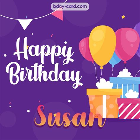 Birthday Images For Susan 💐 — Free Happy Bday Pictures And Photos