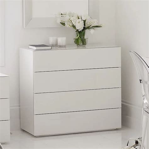 Carlton Glass Chest Of Drawers Bedroom Furniture The White Company Uk
