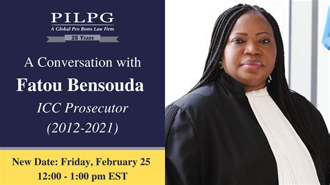 a conversation with fatou bensouda — public international law and policy group