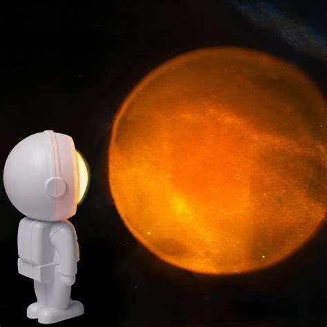 Astronaut Outer Space Sunset Lamp Usb Powered
