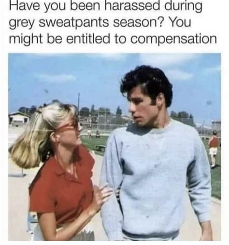 I Got Chills Gray Sweats Meme Grey Sweatpants Grey Sweatpants Meme