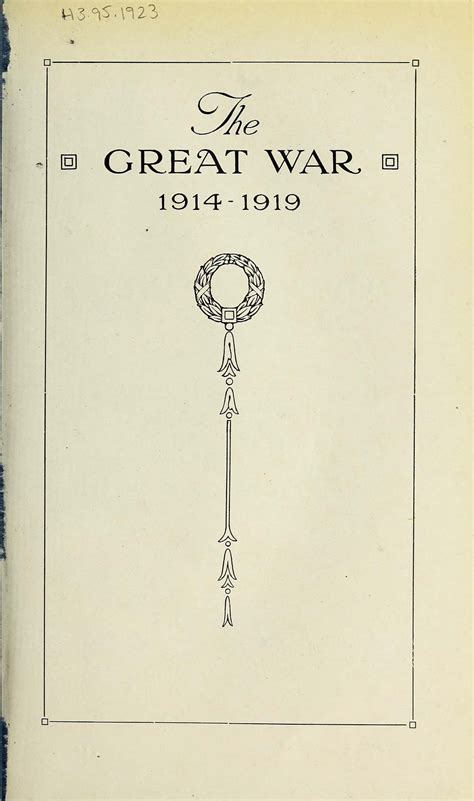 5 Title Page Organisations Great War 1914 1919 Rolls Of Honour National Library Of