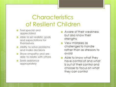 Raising Resilient Children By Irena Logue Definition Of