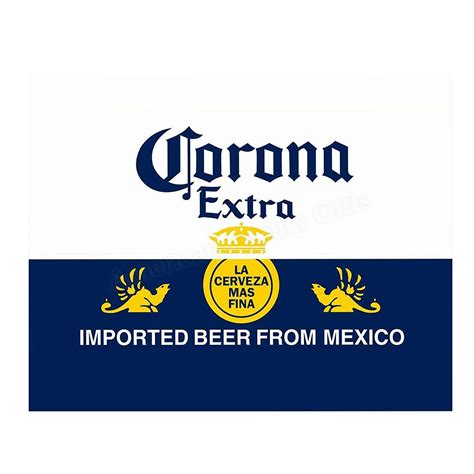 Amazon.com: Corona Extra Beer- Logo Poster Print- 10 x 8