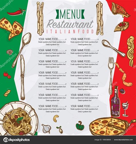 This content is created and maintained by a third party, and imported onto this page to help users provide their email addresses. Menu italian food template design hand drawing graphic ...