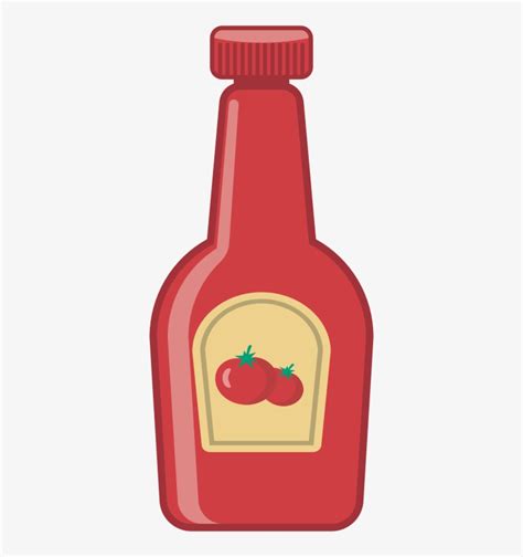 Ketchup Bottle Free Svg Clip Art Library