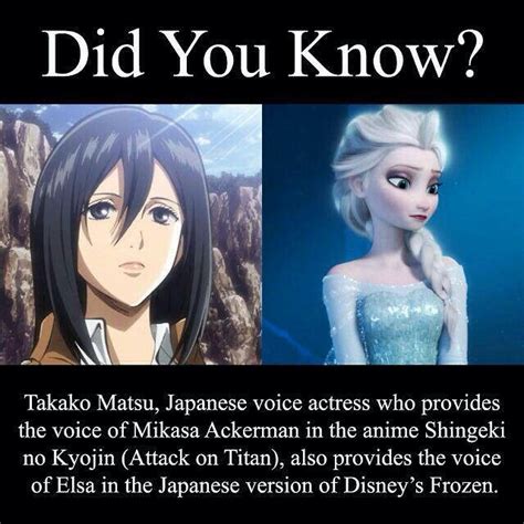 Voice like mikasa ackerman subliminal 乁༼‿༽ㄏ. Did you know? - voice actress of Mikasa Ackerman from ...
