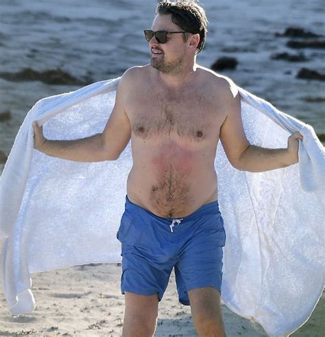Leo DiCaprio Shirtless Bulge During St Barts Vacation Gay Male